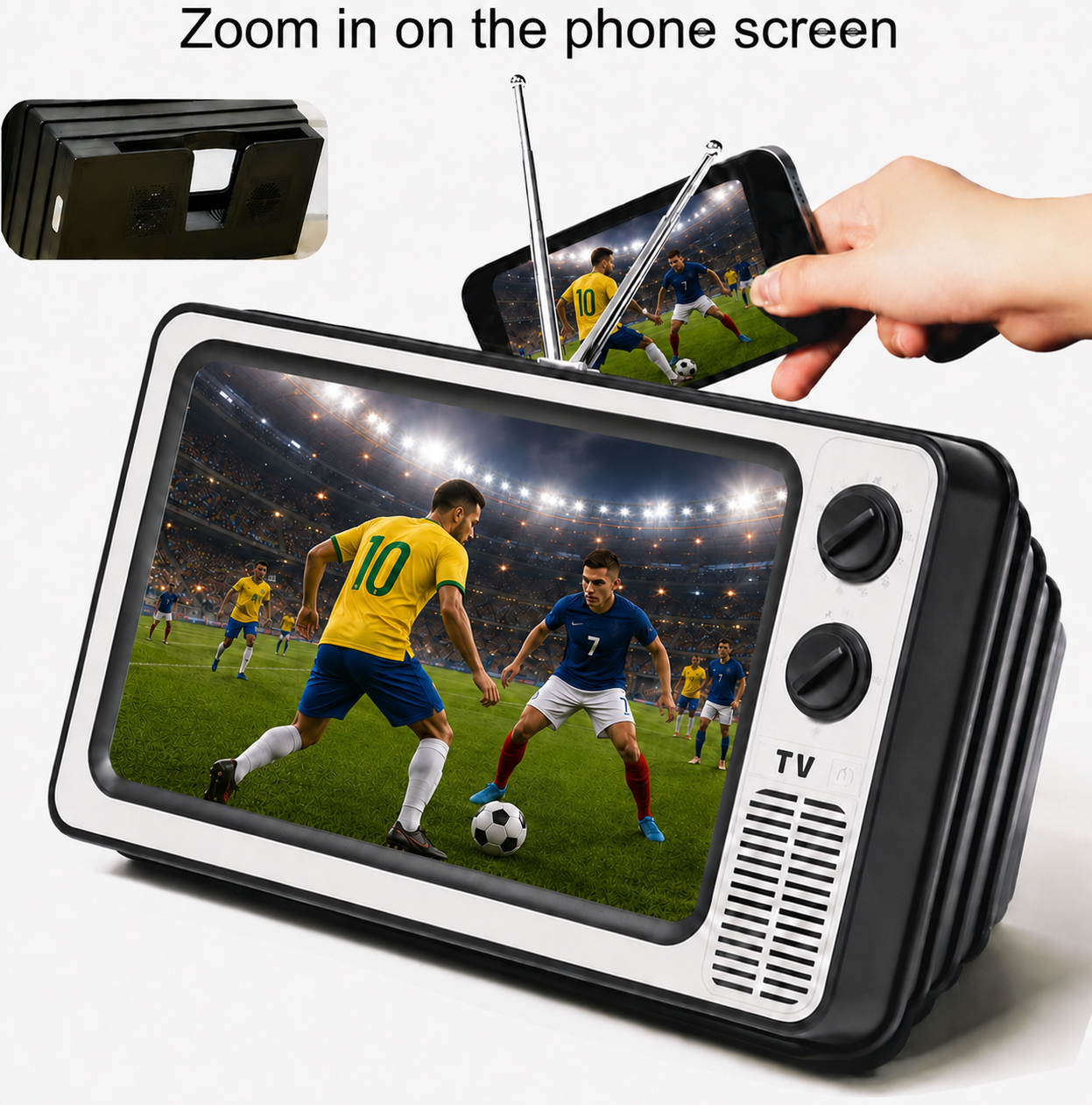 Mini TV Retro HD para Celular